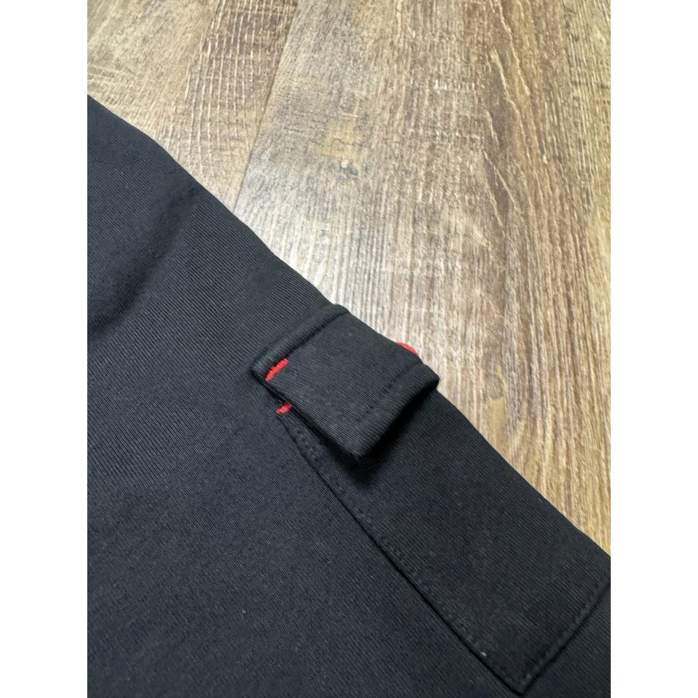 Makobi Solid Black Track Suit Set Jacket Pants Do… - image 15